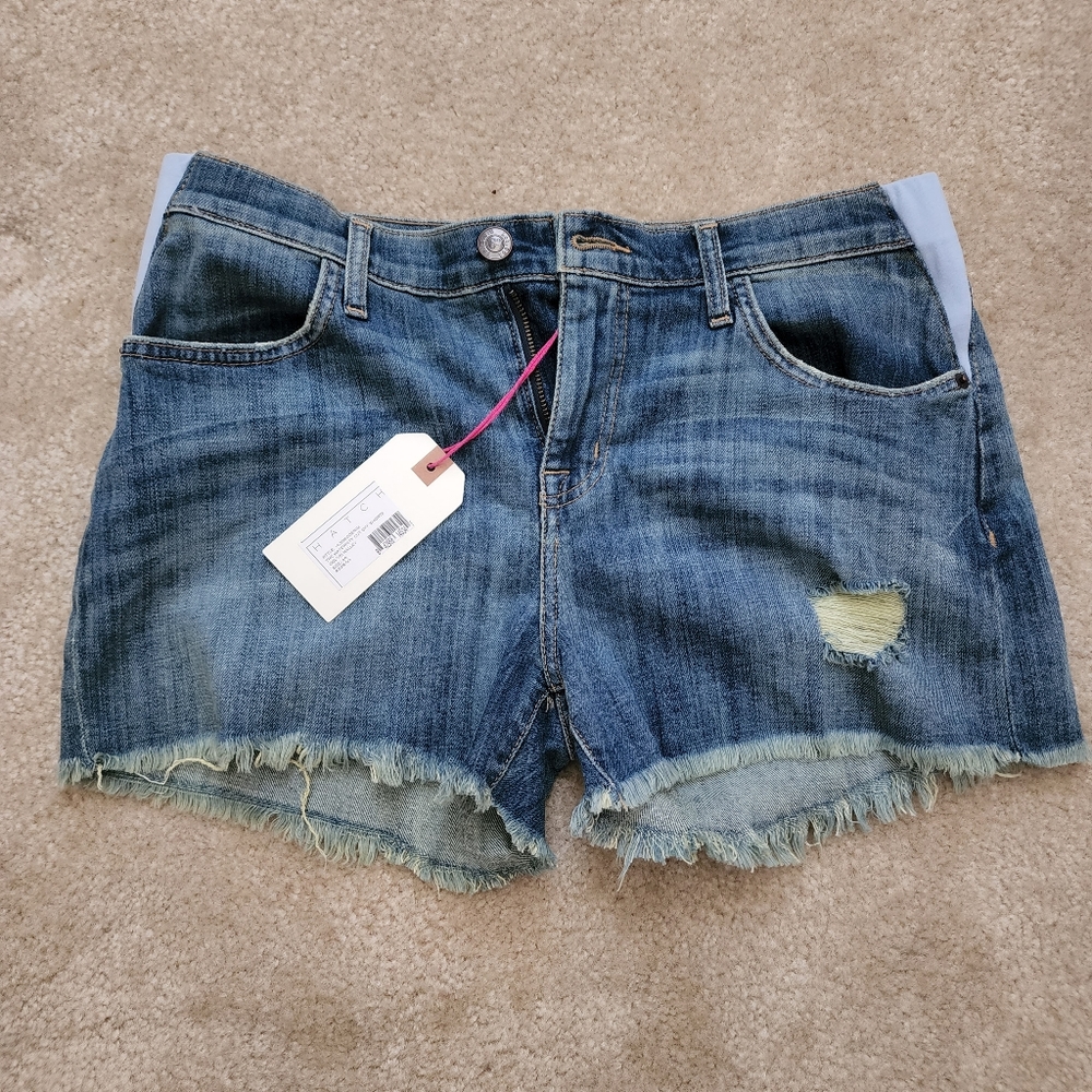 HATCH / Current Elliott Maternity Cut Off Shorts Size 26